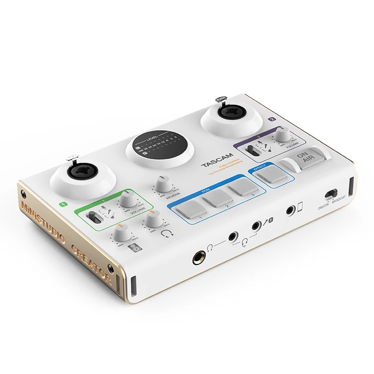Звуковая карта TASCAM US 42 MiNiSTUDIO Creator с USB интерфейсом звуковая для сетевой записи