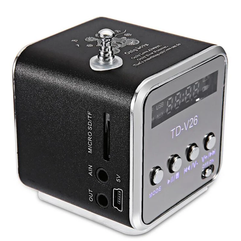 TD V26 Bluetooth беспроводной динамик поддержка TFcard/U диск Портативный мини аудио Тип
