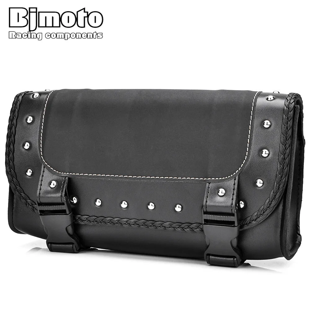 Универсальная мотоциклетная седельная сумка BJMOTO чемодан из искусственной кожи