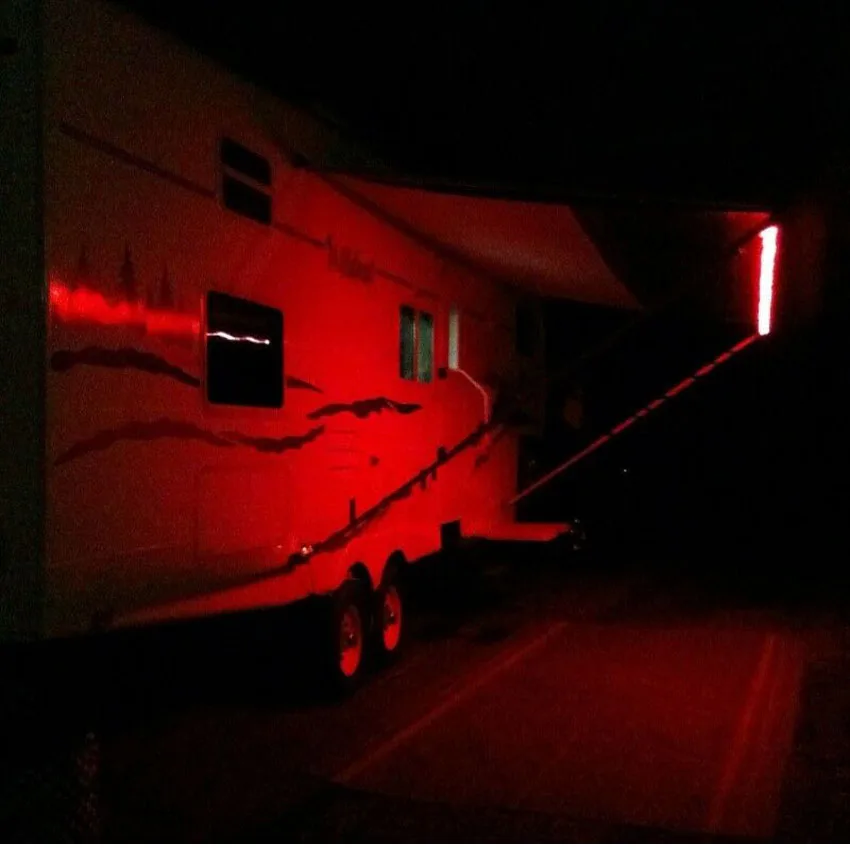 RV Светодиодная лампа для навеса набор w/IR 20 клавишный музыкальный пульт RGB 16 5 񠜪