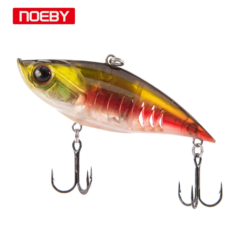 Noeby 1 шт. опускается на дно VIB приманка 7 5 см 18 г 0 8 м с высокочастотный крючок VMC