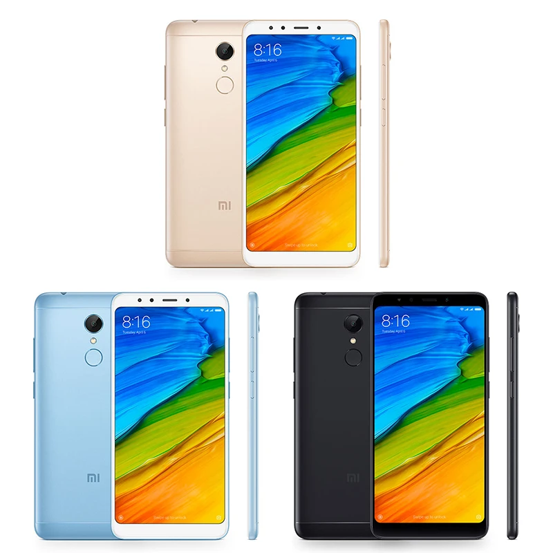 Глобальная версия Xiaomi Redmi 5 7 &quotполный Дисплей 2 ГБ 16 Snapdragon 450 Octa Core 12MP Камера 3300 мАч