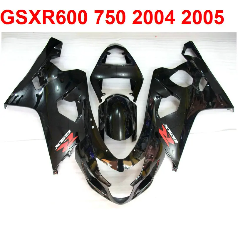Гоночная обтекаемая форма комплект для Suzuki GSXR600 GSXR750 2004 2005 GSXR 600 750 04 05 глянцевый