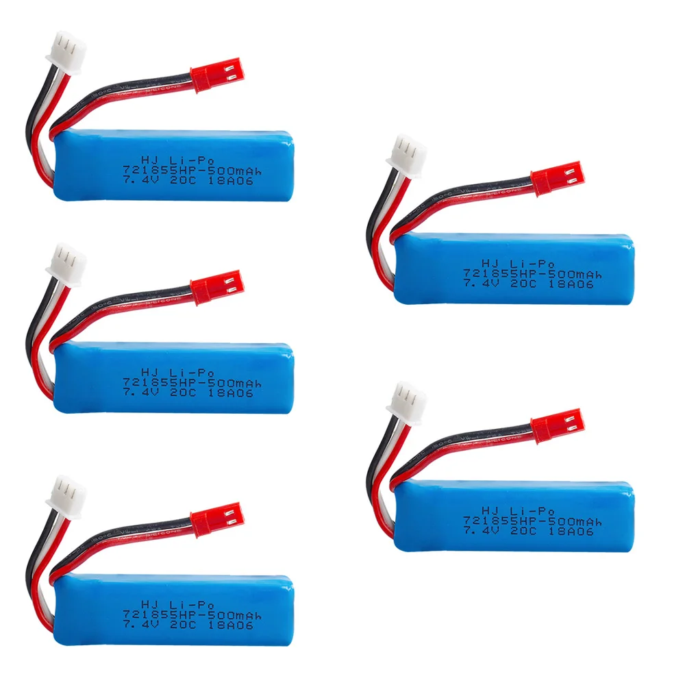 Аккумулятор Lipo для WLtoys A202 A212 A222 A232 A242 A252 4WD 7 4 В 500 мА · ч 20C аккумулятор пульта