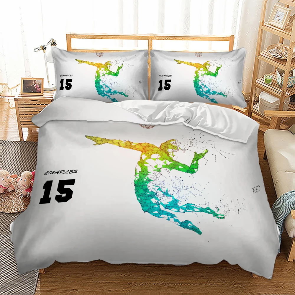 volleyball Sports Duvet/Quilt cover pillowcase Single Queen King bedding set Bedlinen new 3pcs