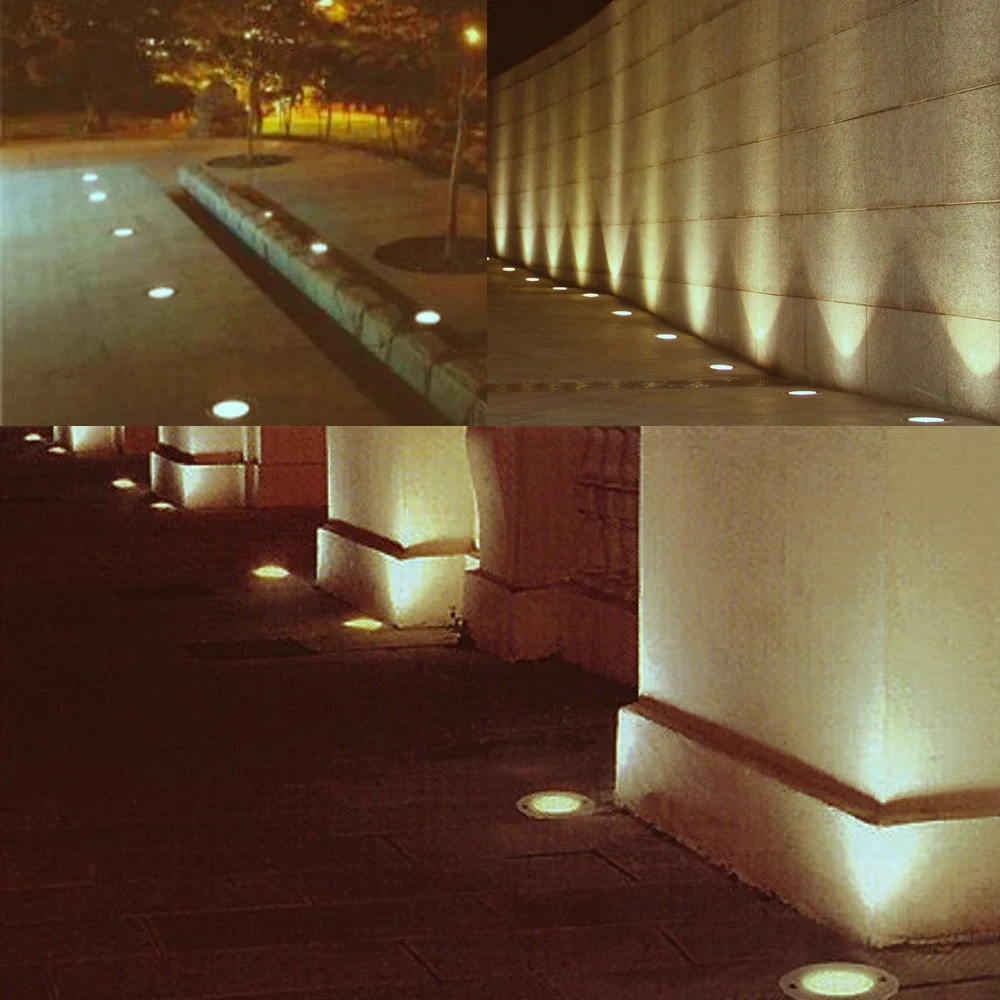 10/20 шт. 6 Вт IP67 наружный водонепроницаемый круглый светодиодный шаговый