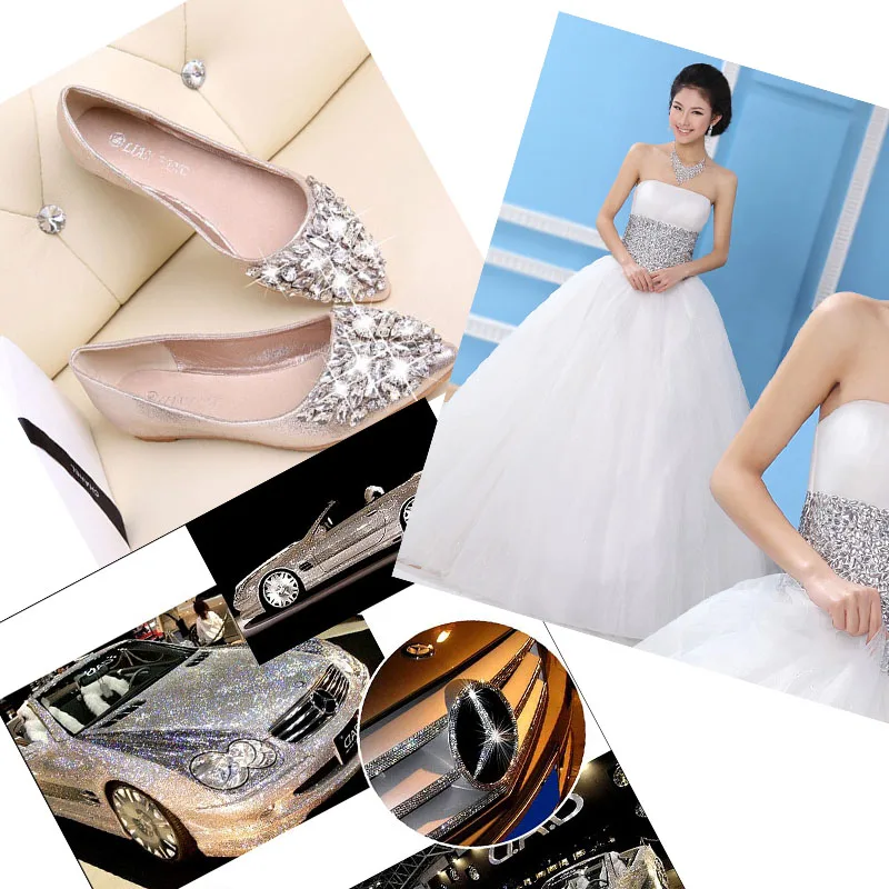 AAAAA высокое качество Роскошные Стразы ss6 ss10 ss16 ss20 ss30 оранжевый Hyacinth исправление