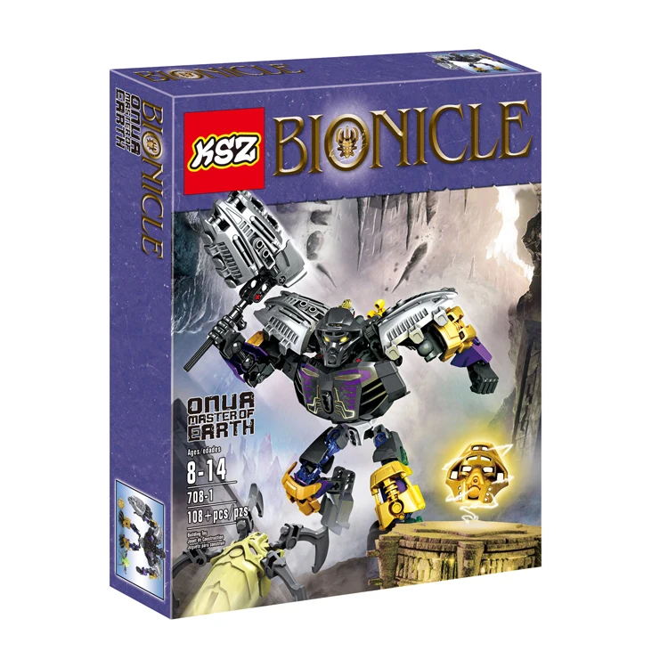 

Smartable BIONICLE Protector Of Earth+ Onur Master of Earth Building Block Set Toys For Boy Gift Compatible All Brands BIONICLE
