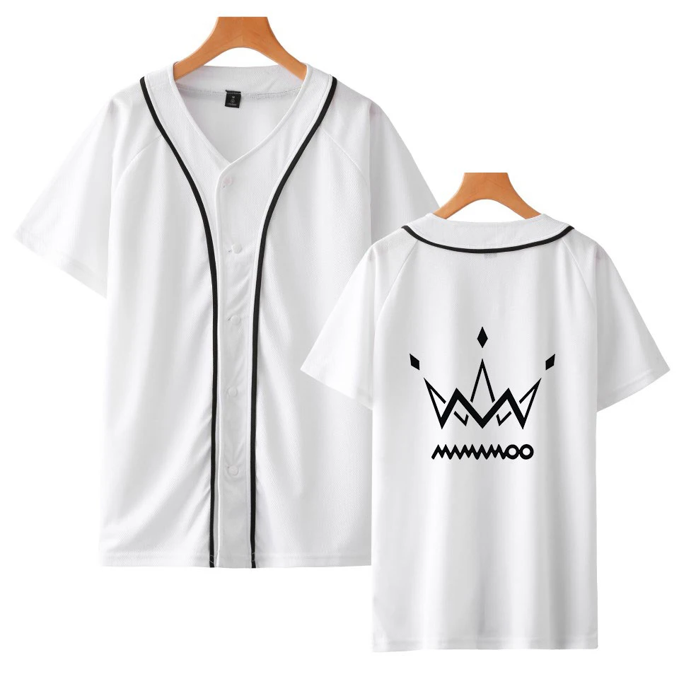 Мужская и Женская бейсбольная рубашка MAMAMO Повседневная Свободная футболка в