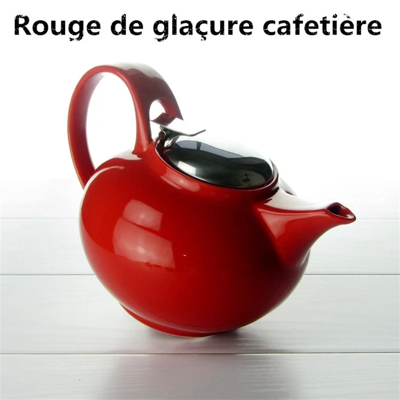 ITAX 8829 керамическая кофейная чашка из нержавеющей стали крышка красный горшок 1000