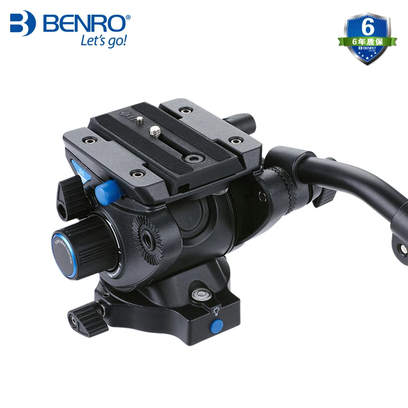 Головки для видеокамеры Benro S6 алюминиевая гидравлическая головка видеоштатива