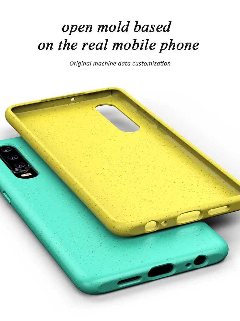 Силиконовый чехол из ТПУ для телефона Huawei P30 pro lite однотонный карамельных цветов