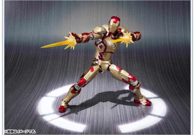 SHFiguarts SHF Ironman MK42 в Marvel Мстители Железный человек Фигурки игрушки для детей|Игровые