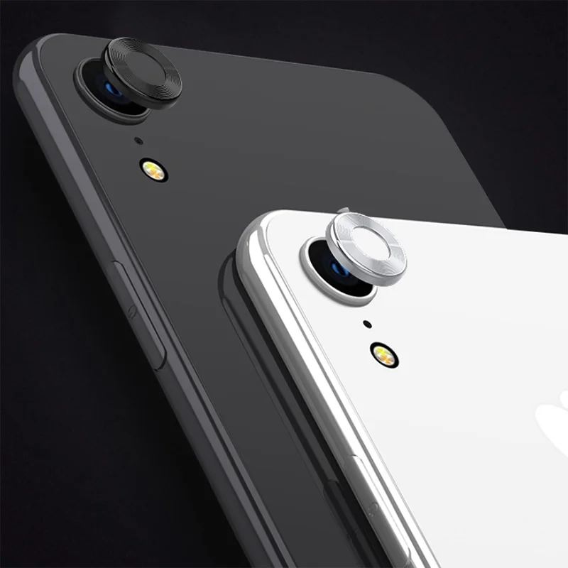 Роскошный протектор для объектива камеры Apple iPhone XR металлическая задняя защитная