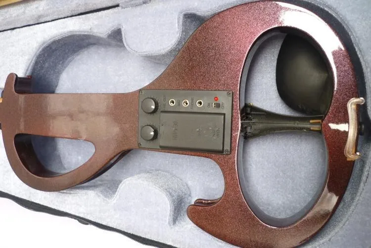 4/4 музыкальные инструменты электрическая скрипка с бантом ручная работа|instrument