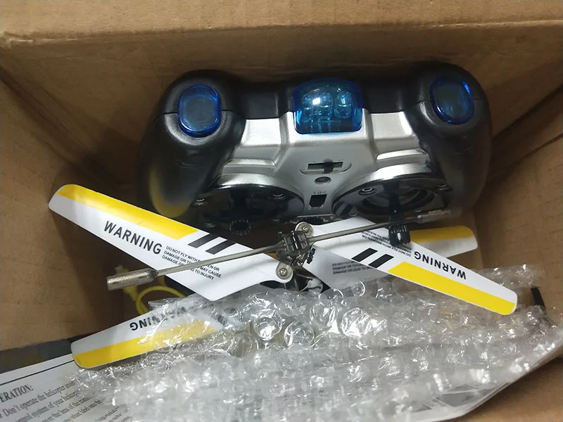 no packaging yellow Syma S107G трехканальный пульт дистанционного управления Вертолет анти-столкновения анти-капля оснащен гироскоп сплав самолета - Цвет: no packaging yellow
