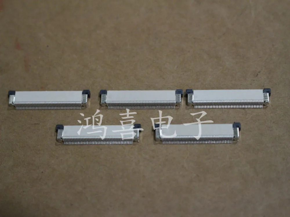 

WZSM New FFC FPC connector 0.5mm pitch 45pin 45 pin FFC FPC connector socket Free Shipping
