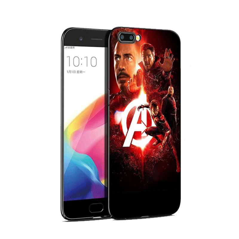 Чехол для Телефона силиконовый Мстители OPPO A3s A39 A57 F1s A59 A83 A1 A73 F5 F7 F9 A7X R9S Reno 3 Pro Realme X50