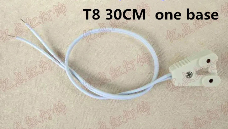 T5 T8 кабель, светильник, провод, люминесцентная лампа, линия, зажимы, светодиодный светильник, ing трубка, комплект, лампа, база, кабель, фитинг, аксессуары, разъем t4 - Цвет: 30cm