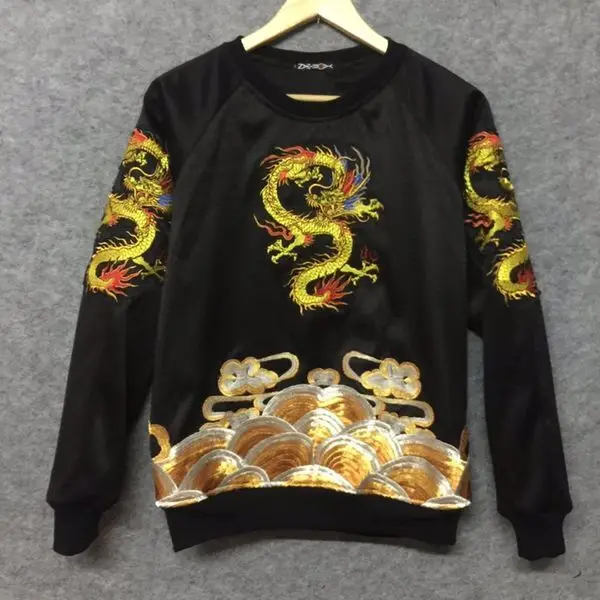 1 шт. одежда с драконом декоративные патчи вышивкой кружевная ткань вышивка