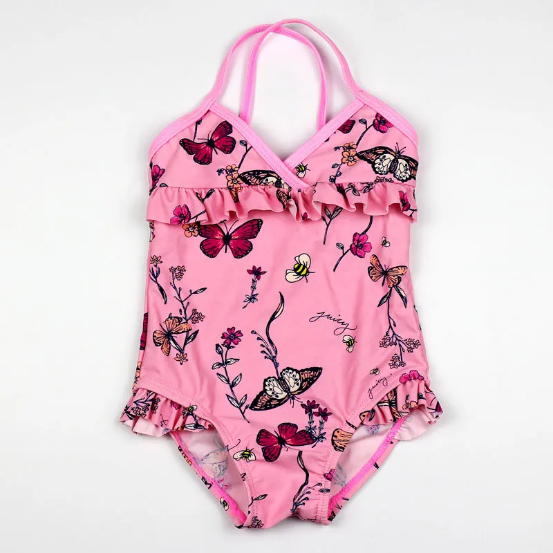 Женский сплошной купальник с цветочным принтом|Комбинезоны| |