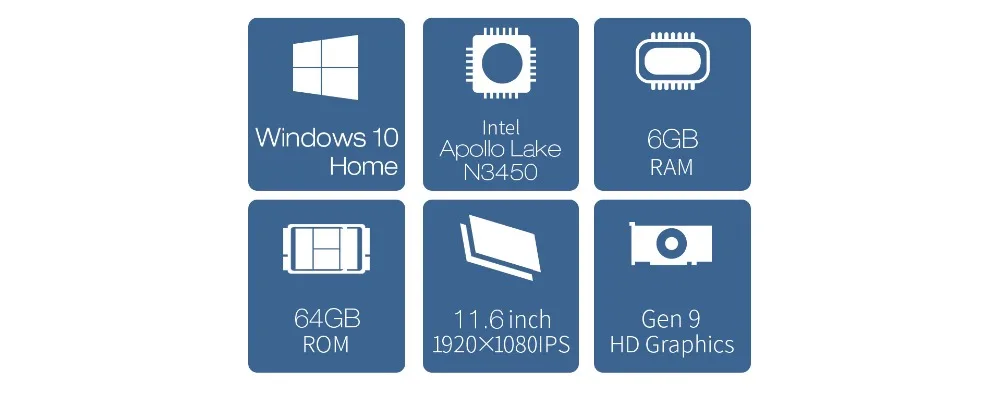 Teclast X3 Plus 11,6 дюймов ips 1920x1080 планшет PCIntel Apollo Lake N3450 6 ГБ ОЗУ+ 64 Гб ПЗУ четырехъядерный Windows 10