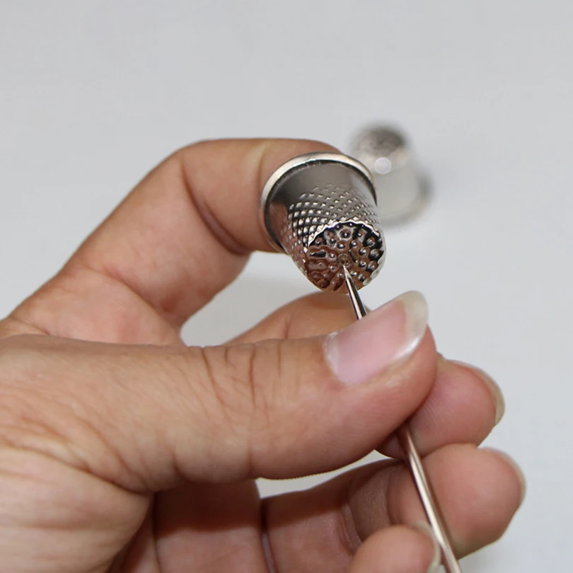 Металлические накладки для шитья на палец 2 шт. защитная накладка брошь со щитом