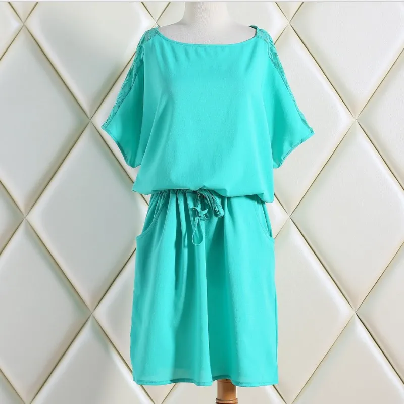 Женское Хлопковое платье топ с круглым вырезом большого размера|dress fashion|dress