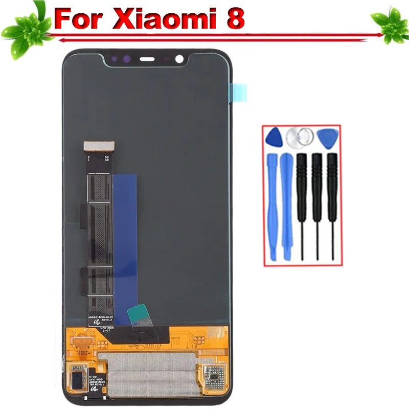 6.21&quot A Quality for Xiaomi 8 LCD Display+Touch Screen Digitizer Assembly Mi Replacement Parts | Мобильные телефоны и