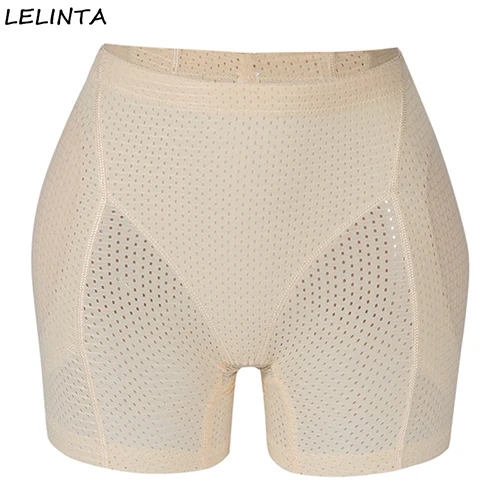Beige LELINTA Butt Lifter мягкие трусики-увеличивающие формирователь тела для женщин-Бесшовные дышащие трусики-регуляторы Hip Enhancer нижнее белье - Цвет: Beige