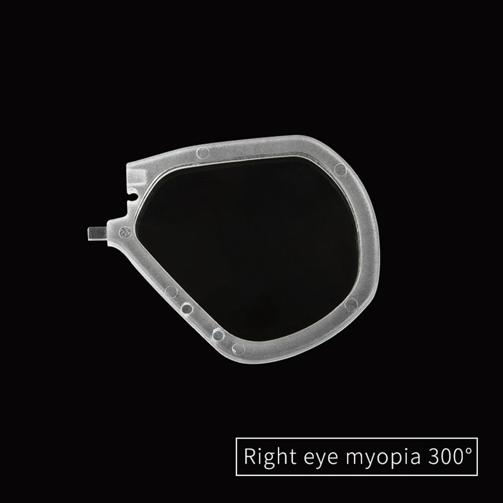 right myopia -300 Съемная маска для подводного плавания линзы для близорукости для Copozz модель 4910 4100 профессиональная маска для дайвинга Skuba очки оборудование для водных видов спорта - Цвет: right myopia -300