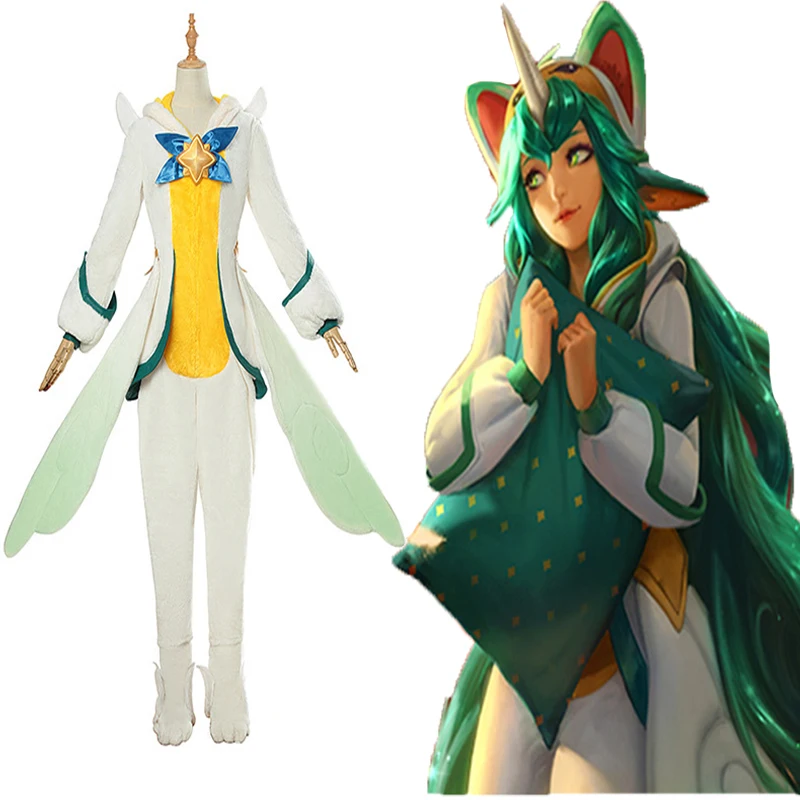 

Игра LOL Косплэй костюм Soraka Косплэй на хелоуин, вечерние Для женщин Костюмы для косплея