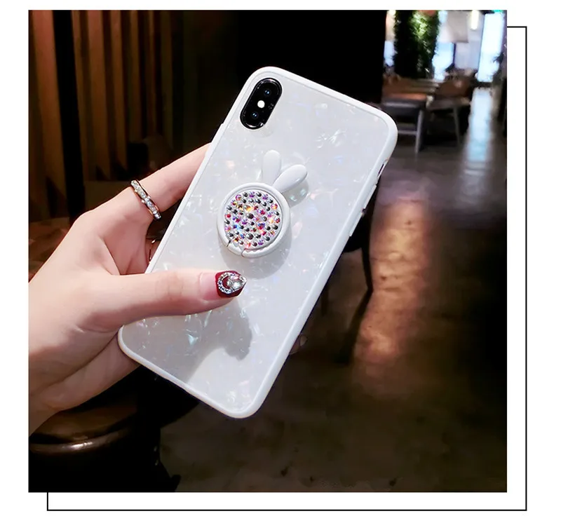 Роскошные блестящие чехлы для телефонов с бриллиантами iPhone X XS Max XR 8 7 6s Plus 11 Pro