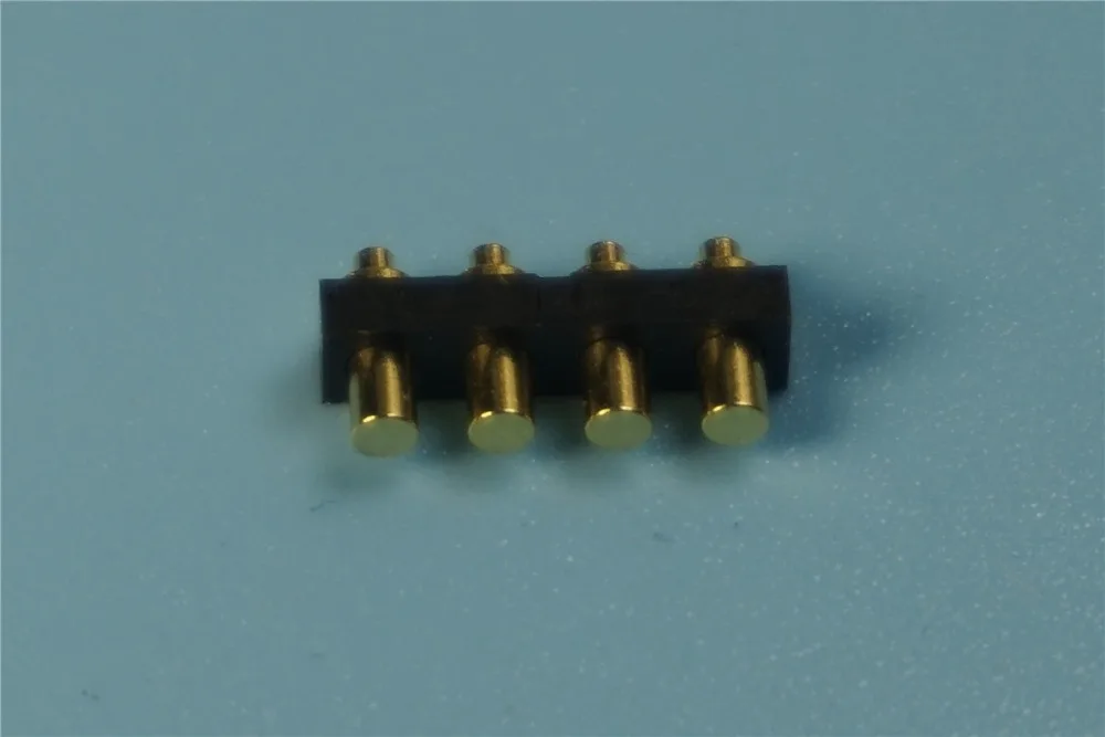 10 шт. штыревой разъем Pogo 1x4 P 4 Pin 2 54 мм Шаг положения 0 высота PCB вертикальный