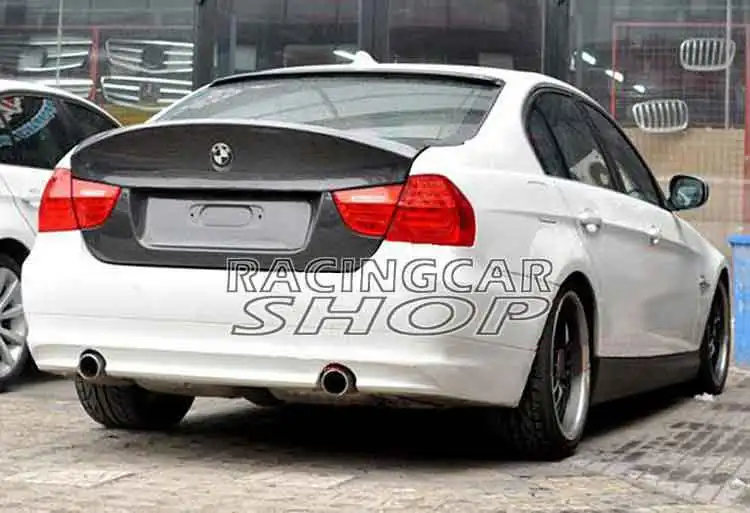 CSL Стиль 3K настоящее углеродное волокно задний багажник для BMW 3 Series E90 LCI M3 4 двери