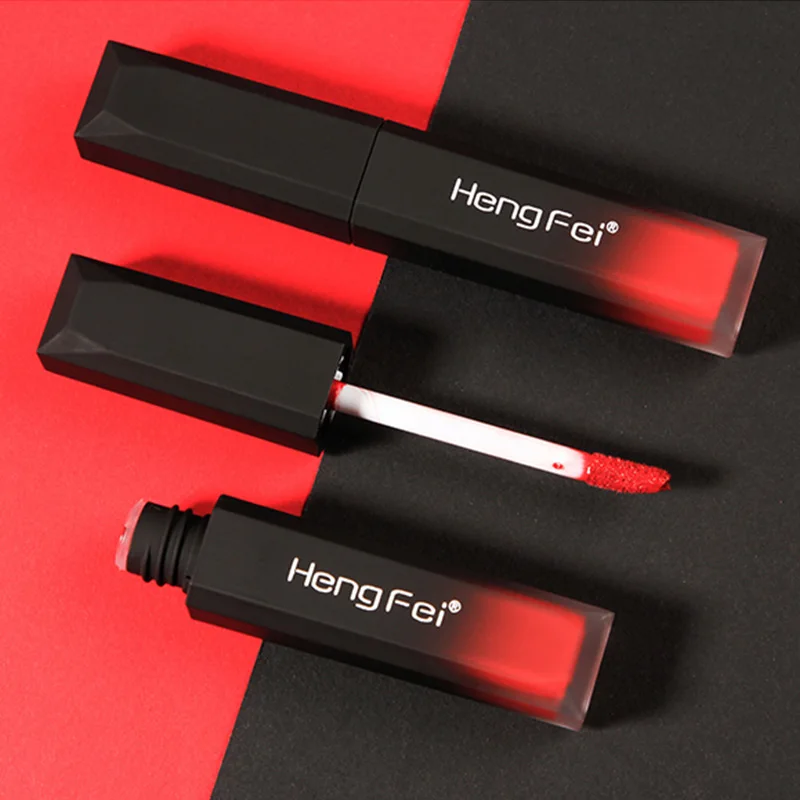 Матовая бархатная глазурь для губ прозрачный блеск Макияж Водонепроницаемая