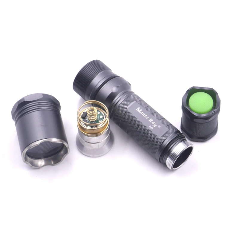 Manta Ray M6 XHP50.2 6500K светодиодный титановый фонарик, DTP медная пластина, 8* AMC7135 драйвер постоянного тока