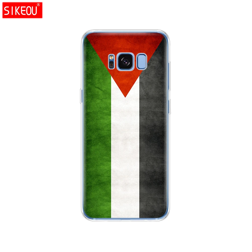 silicone case for Samsung Galaxy S9 S8 S7 S6 edge S5 S4 S3 PLUS phone cover Palestinian Flags | Мобильные телефоны и