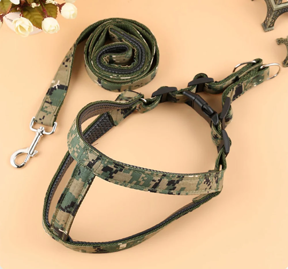 30 шт./лот собачий охотничий тренировочный жилет с нейлоновым поводком Хаски