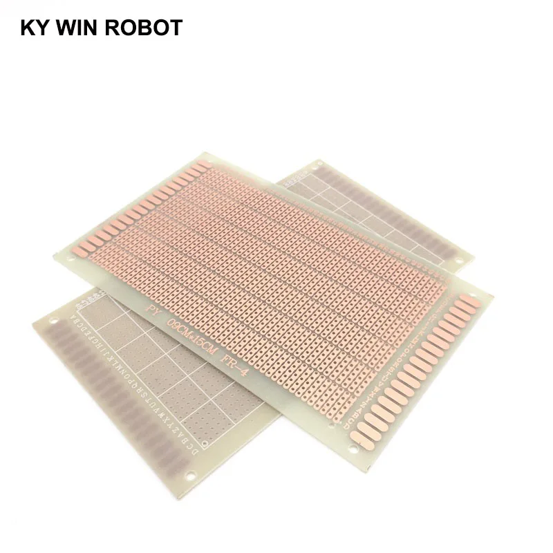 1 шт. 9x15 см DIY Прототип бумаги PCB универсальная плата экспериментальная
