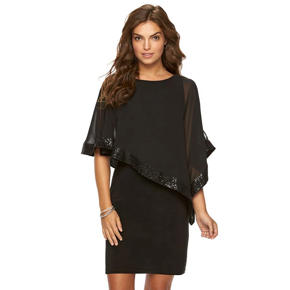 2019 сексуальная женская обувь расшитая блестками мини-платье в обтяжку с верхним