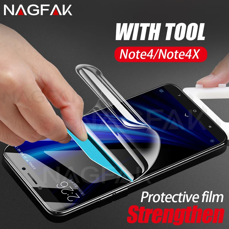 NAGFAK усиленная Защитная пленка для Xiaomi Redmi Note 4 4X экрана с инструментом глобальная