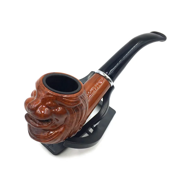 

Free shipping new lion head shape filter pipe Tobacco, weed cigar tube, send gift box