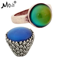 2pcs vintage ring set of rings on fingers mood ring that changes color wedding rings of strength for women men jewelry rs036 046