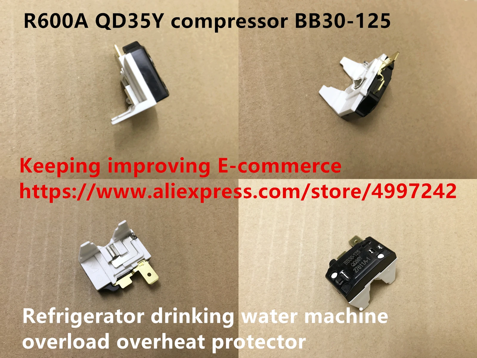 Оригинальный новый 100% R600A QD35Y компрессор BB30 125 холодильник питьевой воды машина