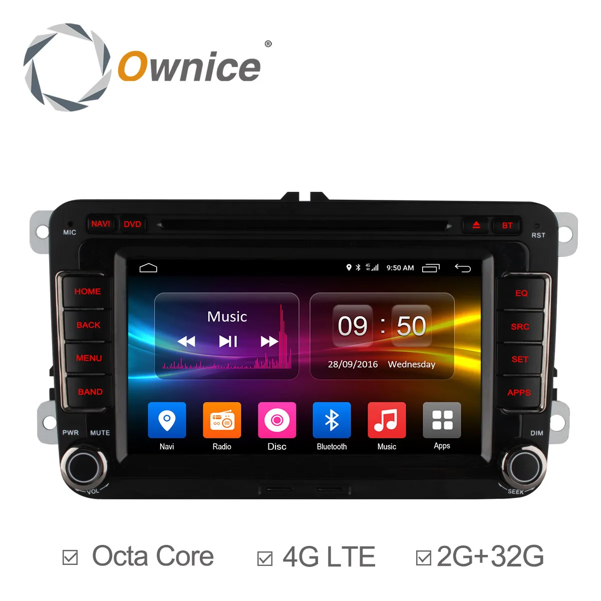 Ownice Android 6 0 Octa 8 core 4 аппарат не привязан к оператору сотовой связи 2G Оперативная