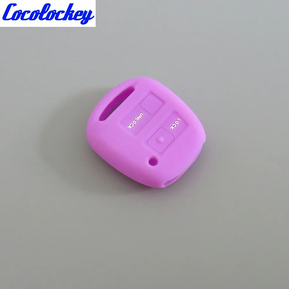 Cocolockey силиконовый чехол для ключей TOYOTA CAMRY CELICA PRIUS YARIS RAV4 COROLLA без логотипа|fob