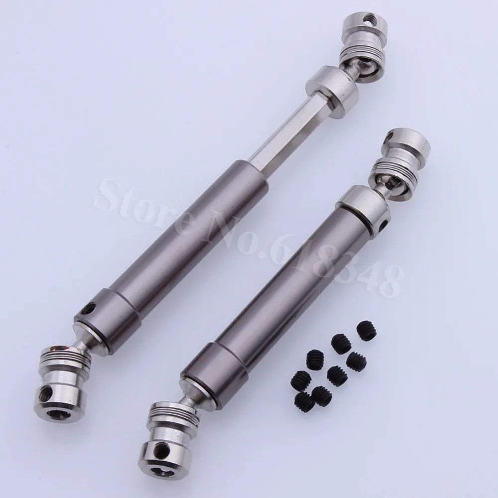 

2pcs 90-125MM Duty Metal Universal Driven Dogbone Drive Shaft For Remote Control RC Car 1/10 Rock Crawler Truck Hop-Up Parts