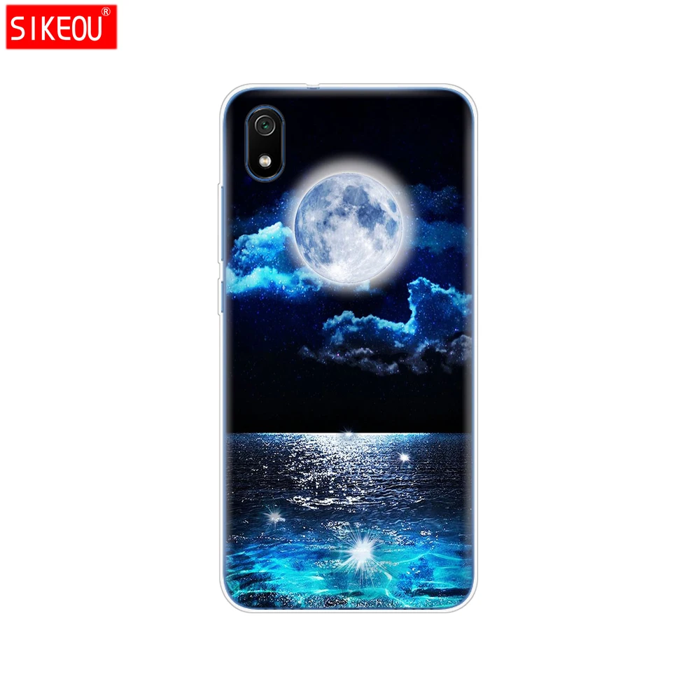 Силиконовый чехол для xiaomi redmi 7a, чехлы с полной защитой, мягкая задняя крышка из ТПУ для redmi 7 a, бампер hongmi 7a, чехол для телефона - Цвет: 12063