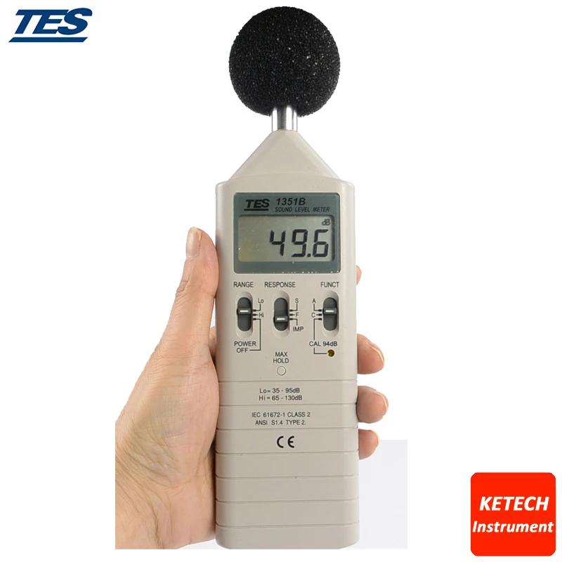 Ручной измеритель уровня шума TES1351B | Инструменты